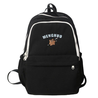 Lady Student Bag Cool Female College Book Backpack Women Nylon School Bag
