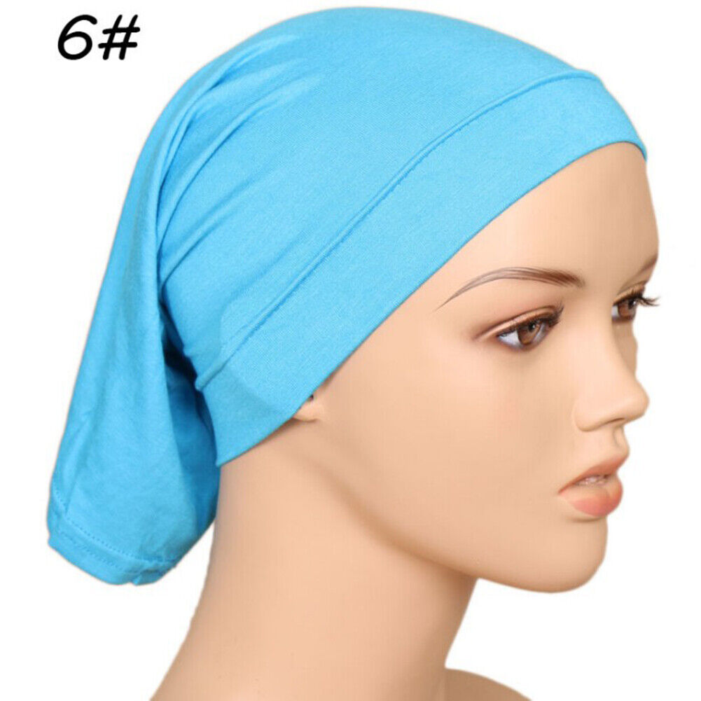 Muslim Head scarf Inner Hijab Caps Islamic Underscarf Ninja Scarf hat Unisex