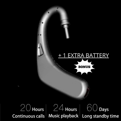 Wireless Bluetooth 5.0 Earpiece Headset Driving Trucker Earbuds Noise Cancelling