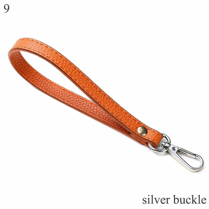 PU Leather Wallet Strap Replaceable Handbag Metal Bag Wrist Strap Key Belt