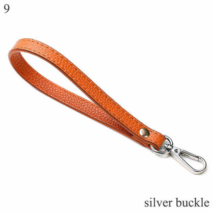 PU Leather Wallet Strap Replaceable Handbag Metal Bag Wrist Strap Key Belt