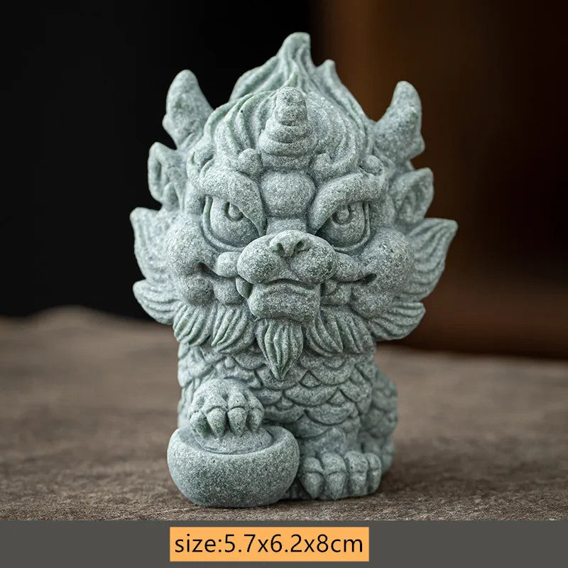 Chinese Tea Pet Ornaments Animal Tea Figurine Decor Sculpture Teaware Accessorie