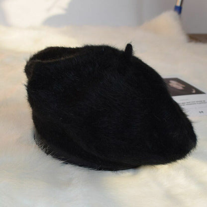 Berets Hat 100% Pure Wool French Artist Women Painter Vintage Warm Walking Cap