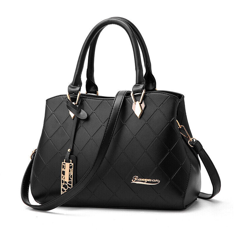 Women's Ladies Casual Shoulder Bag PU Leather Handbag Satchel Messenger Bags