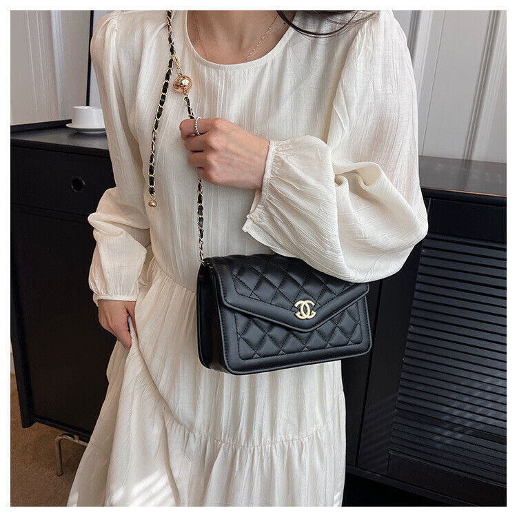 Women's Bags Fashion One Shoulder Female Bag White/Black Handbag Fashionable Bag