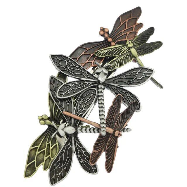 Numeral Hairpin Retro Punk Vintage Barrette Statement Jewelry Hair Accessories