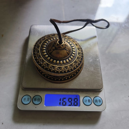 Nepalese Handmade Brass Tingsha Cymbals Tibetan Bell Chime Percussion Instrument
