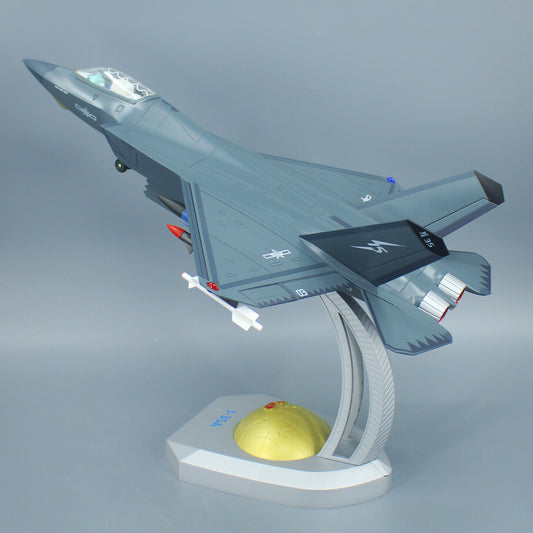 1:30 50CM J-35 Shipborne Fighter Plane Diecast Military Aircraft Airplane Model