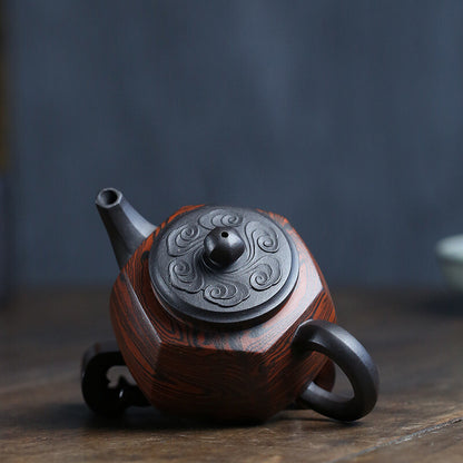 Full Handmade Tea Pot Real Yixing Zisha Tea Pot Marked 310ml Chinese Craftsman