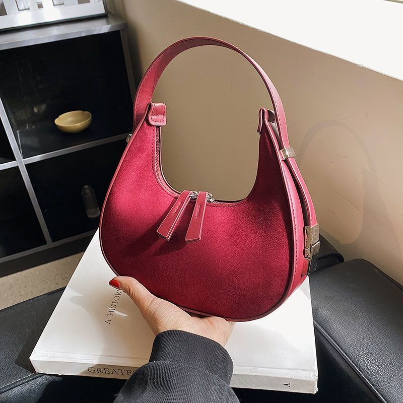 Small Shoulder Bags Vintage Crossbody Bags Armpit Bag Clutch Handbags Zipper 1PC