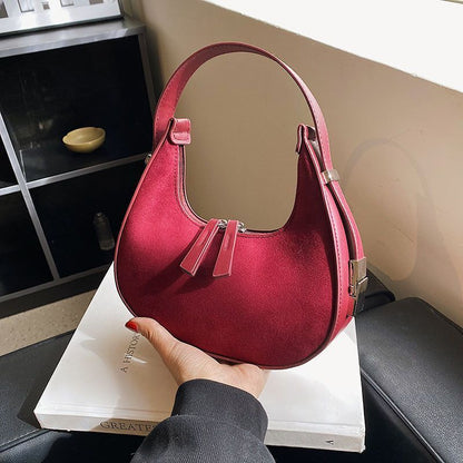 Small Shoulder Bags Vintage Crossbody Bags Armpit Bag Clutch Handbags Zipper 1PC