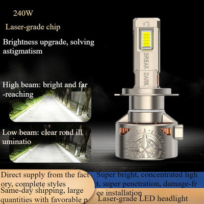 2-piece set of automotive high spotlight LED lights with 240W and 30 cores-usa