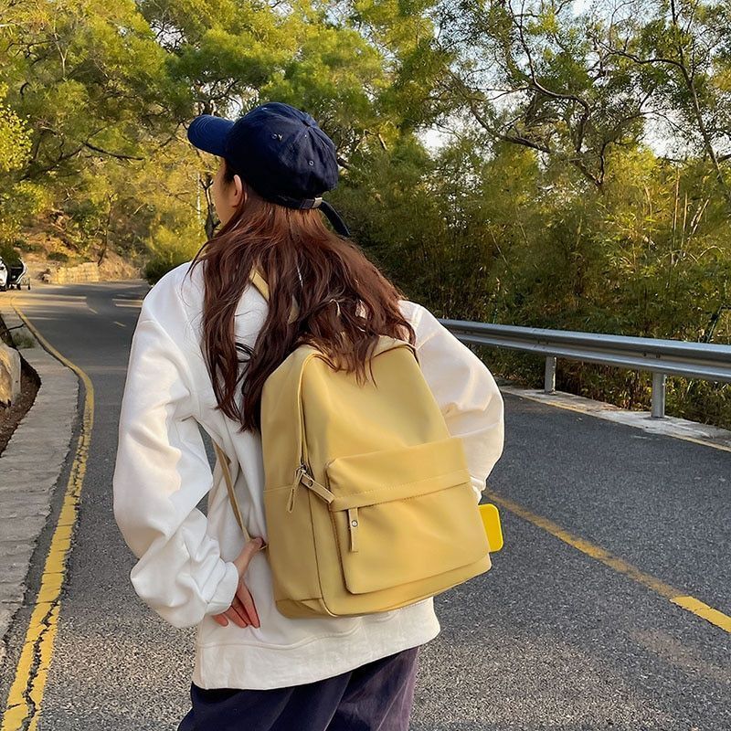 Fashion Backpack Canvas Backpack Anti-theft Shoulder Bag Bag Female Polyester