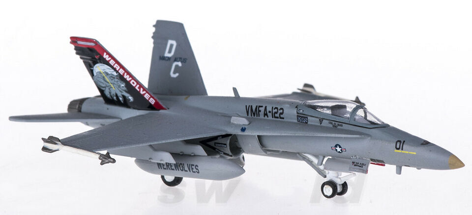 1:200 Hogan USMC McDonnell Douglas F/A-18C Fighter Plane Diecast Aircraft Model