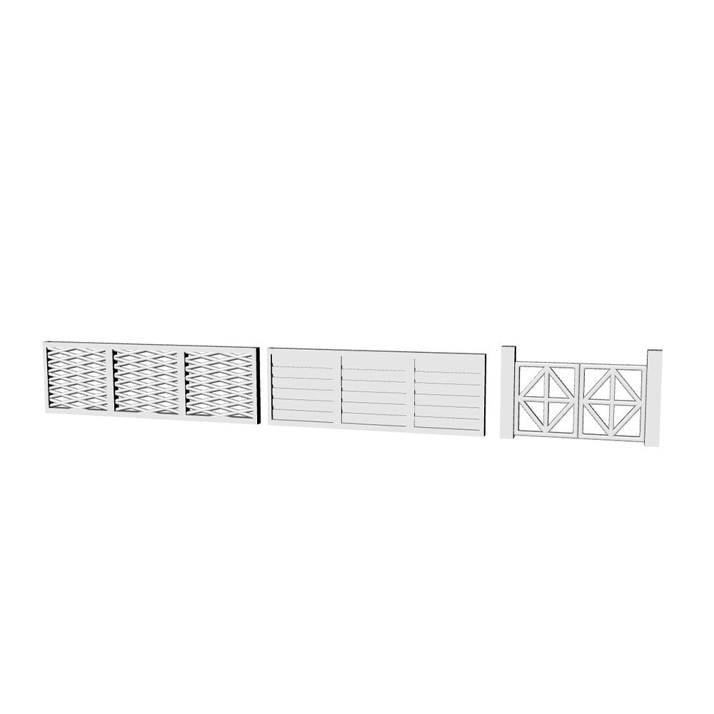 LYT160167 1/160 N Scale Model The Fence For Model Railroads Display
