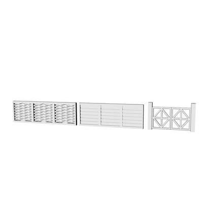 LYT160167 1/160 N Scale Model The Fence For Model Railroads Display