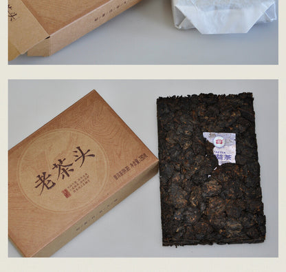 2016 Yunnan Dayi Lao Cha Tou Old Tea Nubs Pu Erh Brick Ripe Puer Tea 280g 1601