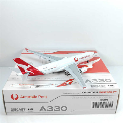 1:400 JC Wings Australia Post AIRBUS A330-200F Passenger Airplane Diecast Model