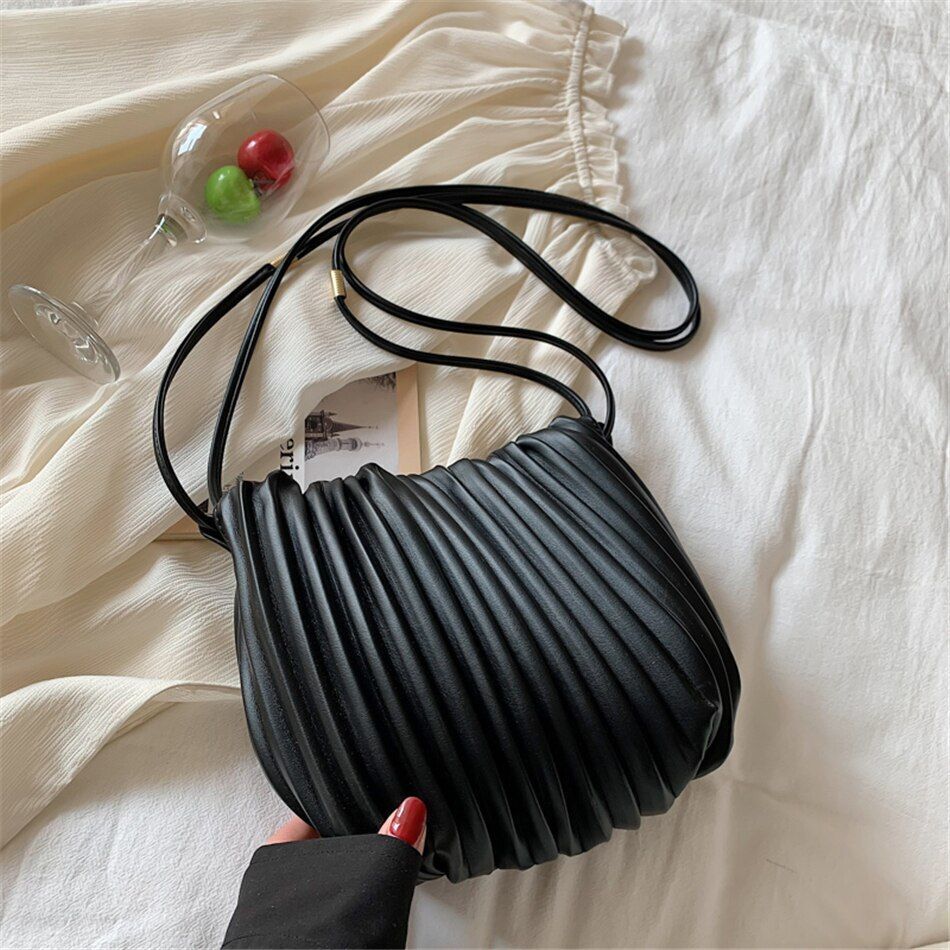 Luxury Bucket Bag Soft Leather Side Shoulder Bag Crossbody Bag Fashion Handbags