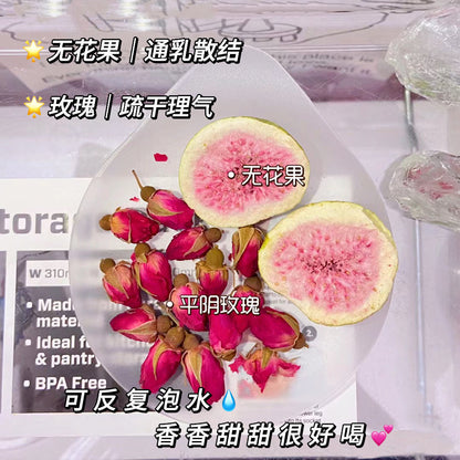 Fig Rose Flower Tea Liver Relief Health Tea Dried Rose Flower Tea