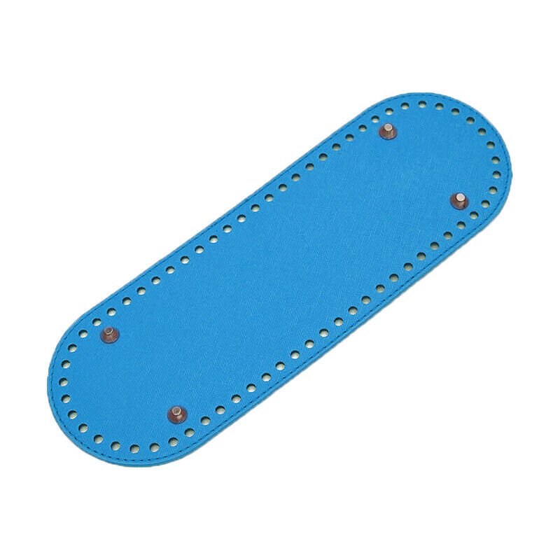 Oval Bottom For Knitted Bag PU Leather Bag Accessories DIY Crochet Bag Bottom