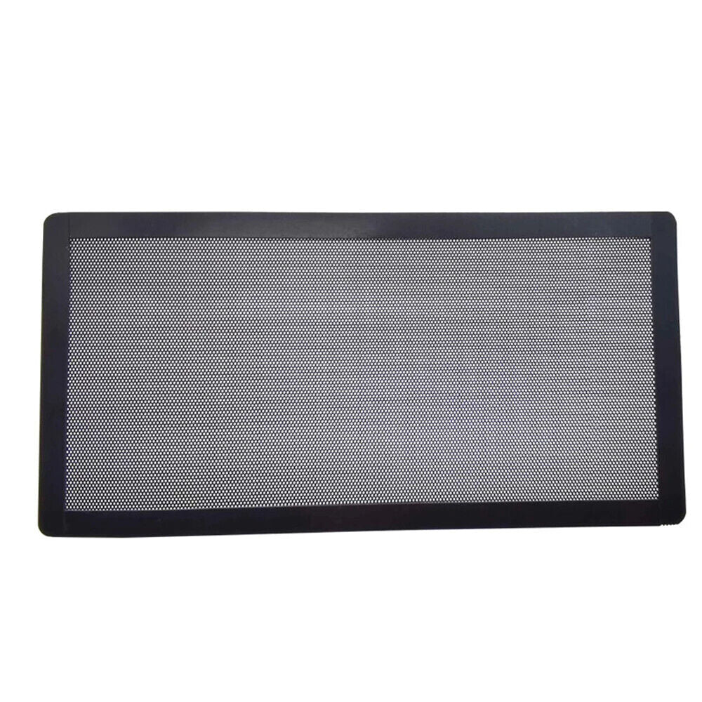 PC Case Dust Filter Mesh Black PVC Cooling Fan Computer Guard Cover Horn Net Kit