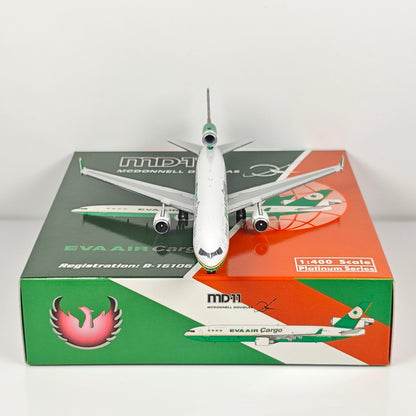 1:400 Phoenix EVA Air MD-11F Passenger Airplane Diecast Aircraft Plane Model