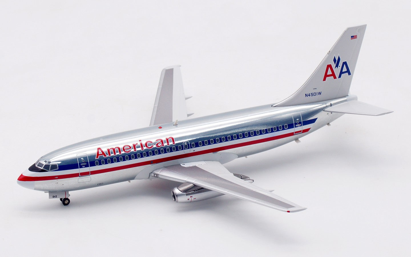 1:200 InFlight American Airlines Boeing 737-200 Airplane Diecast Aircraft Model