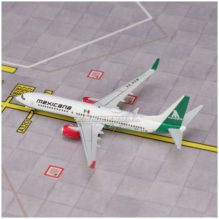 1:400 GeminiJets Mexicana BOEING 737-800 Passenger Plane Diecast Aircraft Model