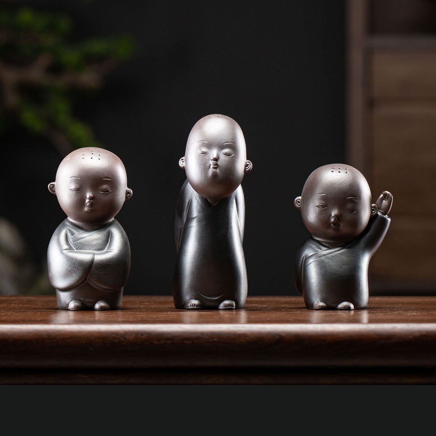 Ceramic Little Monk Decoration Tea Table Decoration Tea Pet Crafts