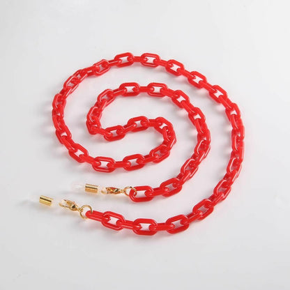 Acrylic Chain Face Mask Necklace Glasses Sunglasses Straps Women Men Neck Holder