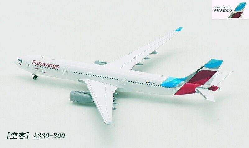 1:400 JC WINGS Eurowings AIRBUS A330-200 Passenger Airplane Diecast Plane Model
