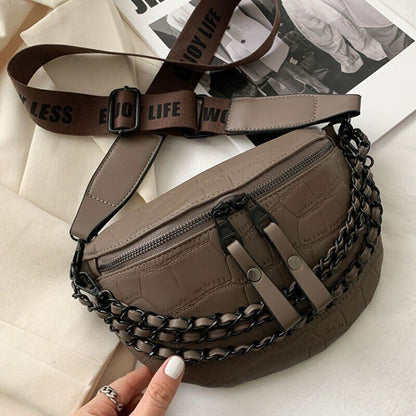 Chain Waist Bag Pack Women Waist Belt Bags Pattern Pack Fashion Waist Pack