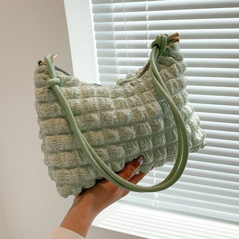 Armpit Bag Underarm Lightweight One Shoulder Bags Small Cotton Square Purse 1PC