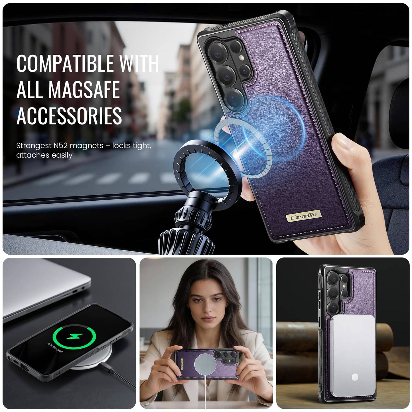 For Samsung Galaxy S26 S25 S24 S23 S22 S21 S20 Ultra Magnetic Slim Case Cover