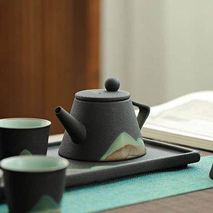 165ml Teapot Ceramic Japanese Kung Fu Tea Set Tea Filter Kettle