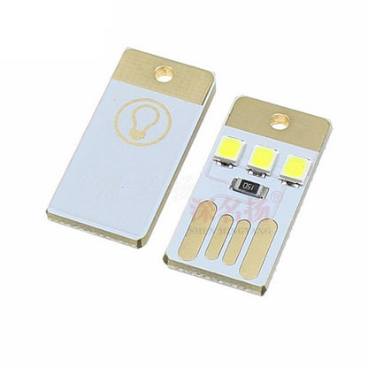 2Pack Super Mini 3-LED USB Tiny Night Light PC Laptop Pocket Lamp Color Random G