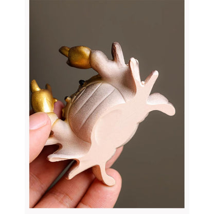 Resin Crab Tea Pet Change Color 6.9cm Tea Set Tray Decor Kungfu Tea Ceremony