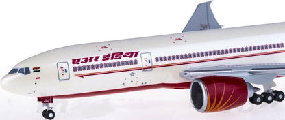 1:200 32CM Hogan AIR INDIA BOEING 777-200 Passenger Airplane ABS Plastic Model