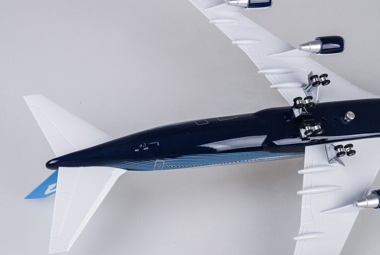 1:150 47CM BOEING 747-400 Airplane Led Sound-Controlled Light Resin Plane Model