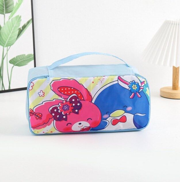 Cartoon Portable Women's Underwear Storage Bag Travel Cosmetics Storage