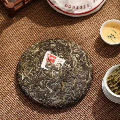 357g Yunnan Puerh Raw Tea Cake 2022 Banzhang Wuzhai Raw Puer Cake Tea Pu-erh Tea