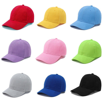 Youth Kids Trucker Baseball Hats Cap Plain Boys Girls Children Sun Visor Hat *US