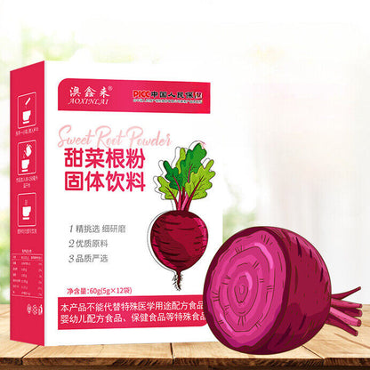 5g*12 Red Beet Root Powder Nutritional Drink Organic Fruit and Vegetable Powder