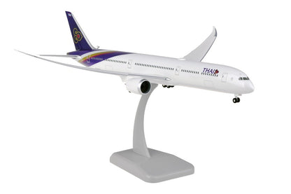 1:200 34CM Hogan THAI BOEING 787-10 Passenger Plane ABS Plastic Aircraft Model