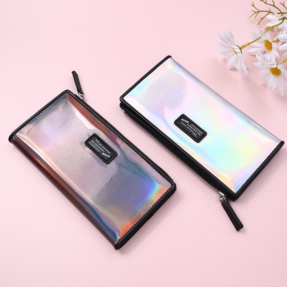 Women Wallet Fashion Long Zipper Coin Purse Money Bag Credit Card Holder Clutch