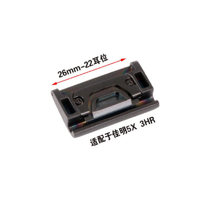 2Pcs 26mm Steel Smart Watch Adapter Connecter For Garmin Fenix 3/3 HR/5X /D2