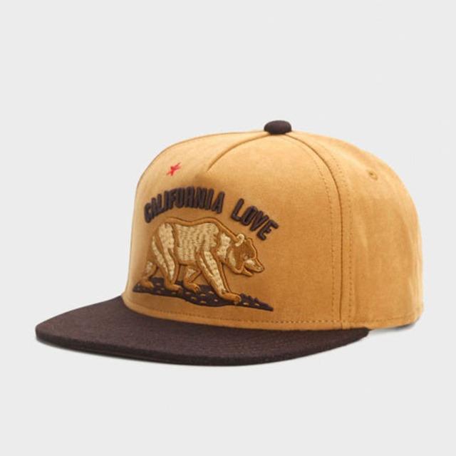 California Love Baseball Cap Snapback Adjustable Hat Cali Republic Kush Bear