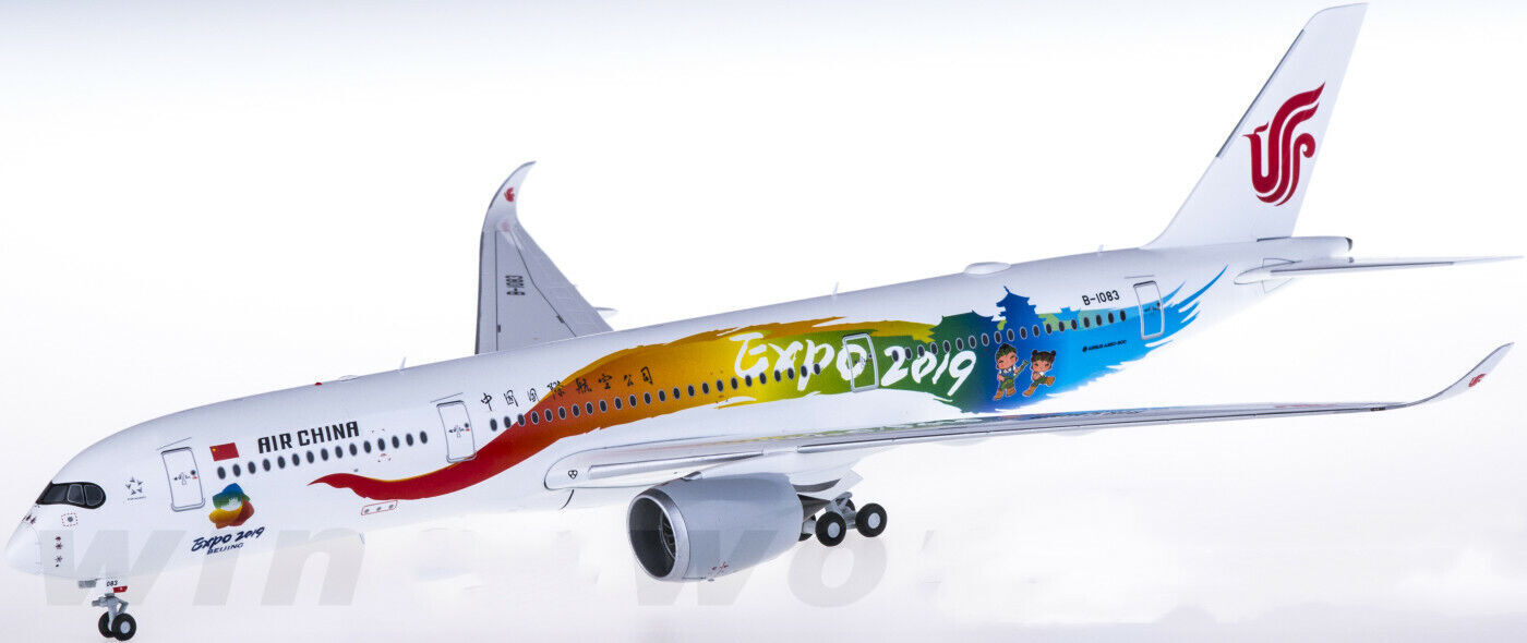 1:200 33CM JC Wings AIR CHINA AIRBUS A350-900 Passenger Airplane Diecast Model