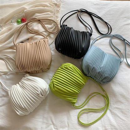 Luxury Bucket Bag Soft Leather Side Shoulder Bag Crossbody Bag Fashion Handbags